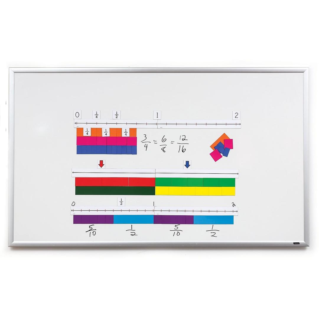 Didax Educational Resources 211024 Magnetic Fraction# Line Set, Multi