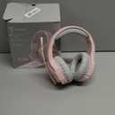 BINNUNE 2.4GHz Wireless Gaming Headset, Bluetooth 5.3 Gaming Headphones with Noise Canceling Mic, 120H Ultra-Long Battery, 50mm Drivers, Multi-Platform for PC / PS5 /PS4/ Switch/Mobile, Pink