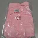 GOBLES Women's Summer High Wide Waistband 2 in 1 Butterfly Workout Athletic Tennis Shorts (Pink, L)