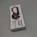 6-Stage Knife Sharpener - Premium Kitchen Knife Sharpeners - Adjustable Handheld Manual Knife Sharpeners for Kitchen Knives, Scissor and Chef Knife.Easy for beginners to use (ORANGE)