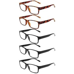Gaoye Professional Reading Glasses for All Day - Computer Readers with Blue Light Protection - Value Pack glasses