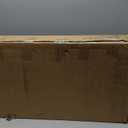 6 Drawer Dresser for Bedroom with Clothes Rack, Clothes Dresser with Side Pockets and Hooks, Charging Station & LED Lights, Wooden Top, Fabric Storage (White)