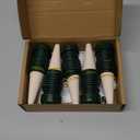 BYDOLL Plant Self-Watering Stakes Automatic Watering Terracotta Spikes for Indoor Outdoor Plants,Houseplant Insert Devices for Vacation use,Bonsai Drip Irrigation System (5 Pack) (4.3''X1.3'')