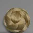 IMISSU Braided Chignon Dancer Hair Donut Hairpieces Scrunchie Claw Hair Bun Updo for Wedding Party (M1 Dirty Blonde)