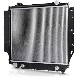 DWVO Complete Radiator Compatible with Jeep TJ, for Jeep Wrangler 2.4L 2.5L 4.0L 4.2L V4 V6 DWRD1010