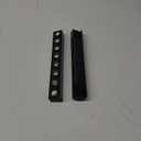 High Brightness Solar Fence Lights Solar Sign Lights Outdoor 2 Pack, Automatic Charging and On/Off Light Switch, 8 LED Beads for Gardens, Porches, Patios, Decks, Fencescapes - Warm White