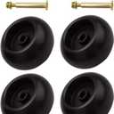 4 Pack Mower Deck Wheels for Most 42" 46'' 48'' 50" 52'' and 54" Decks, replces for Husqvarna 532174873 589527301 Cub Cadet 753-04856A MTD 133957 174873 734-03058