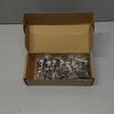 8 Pack 4 Pairs 1/2 inch Overlay Soft Close Hinges for Kitchen Cabinet Hinges Satin Nickel Hidden Hinges Stainless Steel Concealed Hinge self Closing