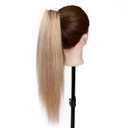 Hairro Claw Ponytail Extension 16 Inch 105g #12P613 Golden Brown Mix Bleach Blonde