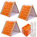 3 Pcs Christmas Sleepover Tent 45" x 33" Christmas Gingerbread House Brown Play Tent for Home Indoor Xmas Holiday Party