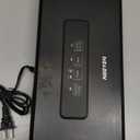 MegaWise Food Vacuum Sealer Machine  High-Power 80kPa Suction, One-Touch Operation, Built-in Cutter  Works with All Food Types, Includes Bags & Hose (Black), Keeps Food Fresh 5x Longer