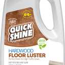Quick Shine Hardwood Floor Luster-Polish 64oz | Plant-Derived w/Carnauba | Safer Choice, No PFAS, pH Neutral | Ready to Use Formula w/Anti-Slip Technology | Simply Squirt & Spread | Made in USA
