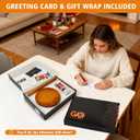 Christmas Paper Towel Holder - Santa Claus Winter Xmas Kitchen Countertop Bathroom Decor - Xmas Gift for Women, 3D Cute Decorations