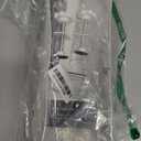 Under Desk Cable Management Tray White, Cinati Wire Organizers No Drill, Cable Tray with Clamp for Wire Management, Cord Organization Box for Office, Home - No Damage to Desk (13.4"-1 Pack)