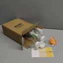 32 Oz Glass Milk Bottles, 2 Pack Scale Mark Drinking Jug with 2 Nut Milk Bags& Airtight Screw Lid & Silicone Pour Cap& Stickers, 1 Quart Reusable Juice Bottle Water Pitcher for Coffee Yogurt