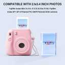 Instax Mini Picture Frames for Polaroid & Fujifilm Instax Mini Camera/ Printer Film, 2x3 Cute Polaroid Photo Frame, Tabletop Small Picture Display Holder for Instant Photo, Iridescent Acrylic, 3 Pack