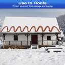 15FT Heat Tape for Water Pipes, -40F Deicing Pipe Heat Cable,Electric Heating Cable Pipe,Frezze Protection for Heat Trace Cable for Metal, Plastic Home Pipes,Gutter