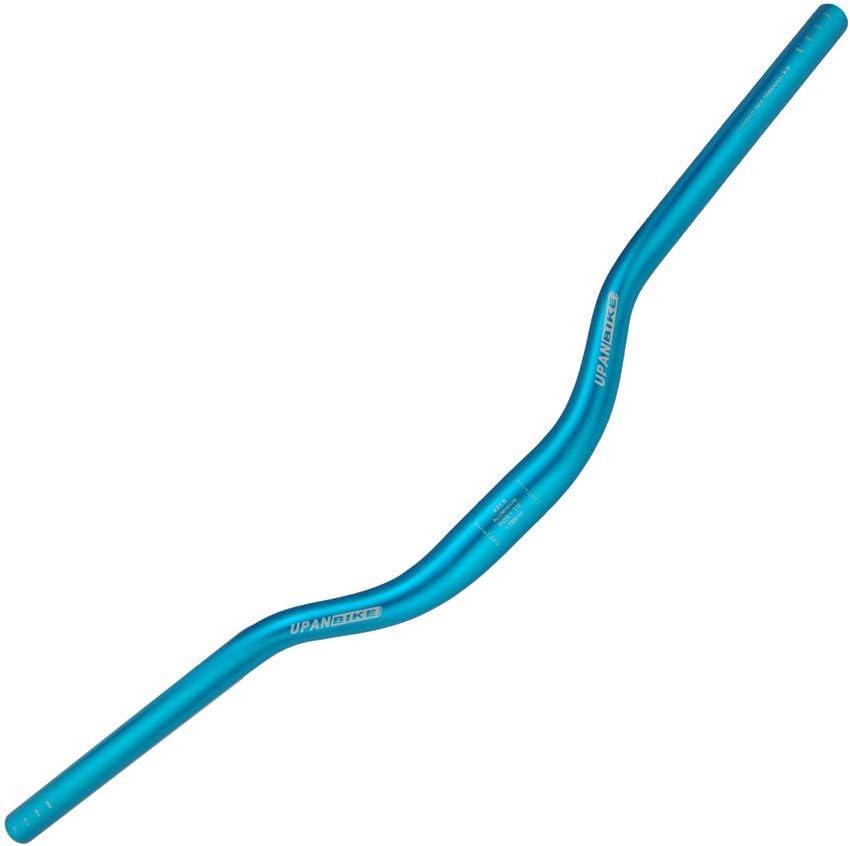 UPANBIKE Mountain Bike Handlebar 31.8mm Aluminum Alloy MTB Bicycle Riser Handlebar Extra Long 780mm with Paint Matte Surface (Blue,780mm)