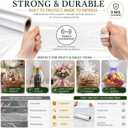 Craft and Party Super Clear Cellophane Wrap Roll (40" X 100ft), 333 Sq Ft