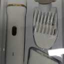 Srbydt Bikini Trimmer for Women Painless, IPX7 Waterproof Rechargeable Electric Shaver Razors for Women, Pubic Hair Trimmer, Facial Hair Removal Cordless Ceramic Blade, Charge Dock, Gifts