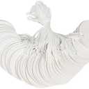 500PCS Marking Tags with String Attached, Round Paper Hangtags for Clothing Jewelry Arts Crafts DIY Gift Decorations(2"x2",White)