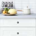 4 Pcs Cabinet Dresser Knobs Old Sewing Machine with Scissors and Glasses Retro Drawer Door Pull Handles for Kitchen Bathroom Unique Drawer Knobs