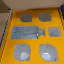 KANARS Whiskey Decanter And Glasses Set in Unique Gift Box - Original Crystal Decanter Set 5-Piece, Gifts for Men Dad