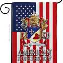 American Garden Flag Memorabilia Decor Religious Yard Sign Picture Print Habemus Papam Decorations American Papal Poster Vatican Canvas Roman Tapestry Catholic Gifts Made in USA