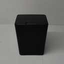 Bathroom Small Trash Can with Lid, 4 Gallon Touchless Automatic Garbage Can Slim Waterproof Motion Sensor Smart Trash Bin for Bedroom, Office, Living Room-Black