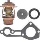 QuickMarine 803061T1 Boat Thermostat Kit Compatible with Mercury Marine 70-125 HP L3 L4 Outboard Motors Replacement 14586 Sierra 18-3569 18-3549