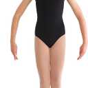 Bloch girls Pranay Adjustable Strap Camisole Leotard (Size 12, Black)