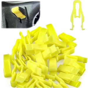 30PCS Car Trim Clips,Portable Console Dash Panel Switch Bezel Clip Compatible with Toyota,Scion,Lexus,Automotive Clips OEM#9046710203 for Car Door Side/Switch Bezel/Trunk