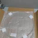 10 1/2 Inches Replacement Microwave Glass Plate Compatible with Hamilton Beach 252100500497, HB-P90D23, Microwave Glass Turntable Compatible with GE, Sunbeam, Emerson P23, Replace Part #252100500497