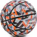 Fakofis Kids Basketball Size 5, 27.5 inch, Polyurethane, Red