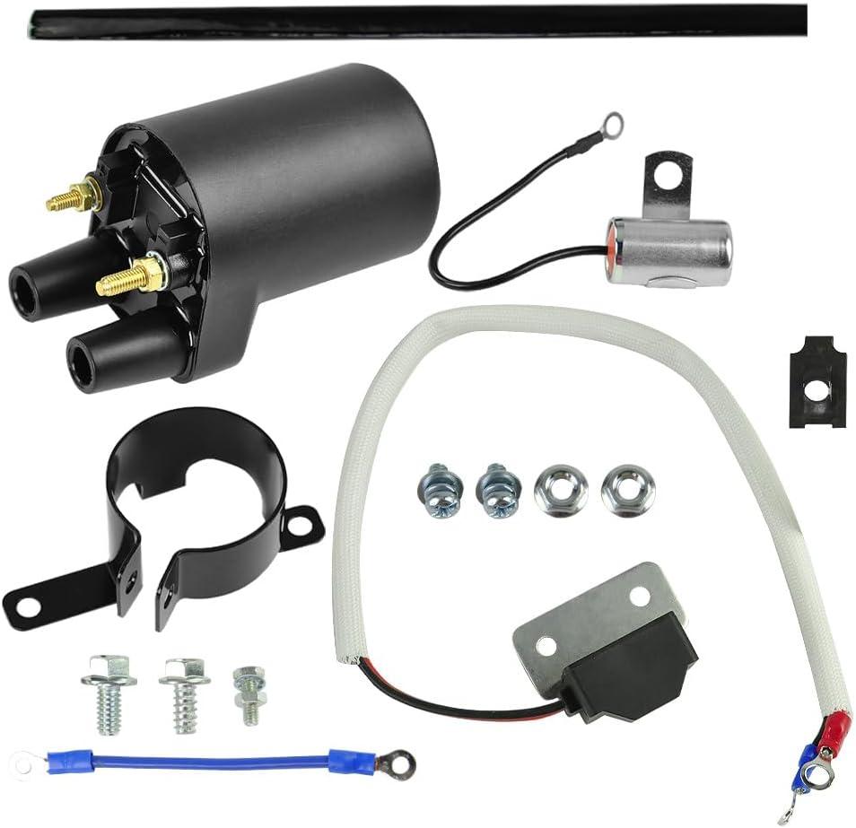 166-0820 166-0785 Ignition Coil Kits W/Ignition Module Compatible With Onan P218g/P220g for John Deere 316 317 318 420 Replaces Onan 166-0767 Ignition Control Module