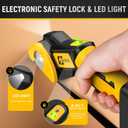 Cordless Electric Scissors Fit for DeWALT 20v Max Battery 440RPM Rotary Cardboard Cutter For Fabric Carpet Plastic(Battery not included, Added replacement blade)