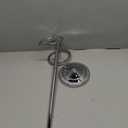 18" Hand Towel Holder Stand, Stainless Steel Free Standing Towel Rack Bar,Double Ring Towel Hanger with Weighted Base, Towel Hardware for Bathroom Vanity Kitchen Countertops(Chrome)