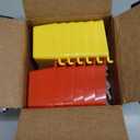 8 Pieces Bins Kit Parts Storage Accessories Workbench Bins for Organizing Hardware, Red