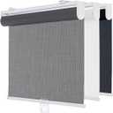 Cordless Light Filtering Roller Shades for Indoor Window,48" W x 72" H,Grey