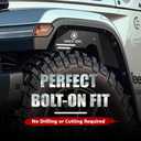 Front Inner Fender Liners for 2007-2018 Jeep Wrangler JK JKU, Carbon Steel