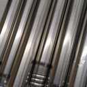 Tension Curtain Rod, Extra Long Outdoor Curtain Rod 43-120 Inch Adjustable, 1.1 Inch Diameter Thick Heavy Duty Silver Shower Curtain Rod, Stainless Steel Shower Rod for Bathroom No Drilling, No Rust