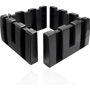 4PCS Multipurpose Cargo Organizer Blocks, Plastic Car Trunk Storage Organizer Blocks Used with Wool Carpet, Adjustable Trunk Divider Cargo Containment System for Car SUV Van