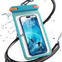 TORRAS IPX8 Waterproof Phone Pouch Floating, Underwater Screen Touchable, Water Proof Case with Lanyard for iPhone 17 Pro Max 16 S26, Cellphone Dry Bag Cruise Essentials 7.0 inch, Glacier Sprint