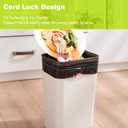 4PCS 4 Colors Garbage Can Rubber Bands - 140cm Adjustable Elastic Bands Fit 8-33 Gallon Trash Cans Litter Box - Cord Lord Heavy Duty Garbage Bags Band for Home Office School Picnic Indoor & Outdoor