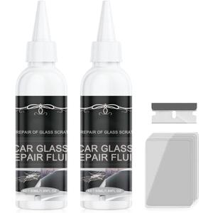 Windshield Crack Repair Kit,2026 Upgrade Car Windshield Crack Repair Kit, Glass Repair Liquid for Cracks Glass, for Chips and Cracks, Windshields, Windows, Mirrors