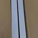 LUHENPING Expandable Pull-Out Cabinet Organizer - White, 21" D x Adjustable Width 12.6-20.47", No Drill Adhesive Installation with 3-Slide Rails for Kitchen Storage (2 Pack)