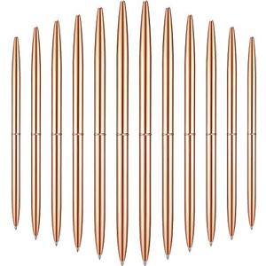 Amazon.com : Outus 30 Pcs Gold Ballpoint Pens Slim Metallic Retractable Lightweight Pens Set 1mm Medium Point Pens for Wedding Guest Book Gift Business Office Teachers Christmas : Office Products