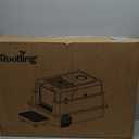 Stainless Steel Litter Box with Lid, 28" Extra Large Cat Litter Pan, Enclosed Metal Litter Box with Litter Scoop & Filter Pedal, Anti-Leakage, Odor Free, Non-Sticky, Anti-Leakage, Easy Cleaning