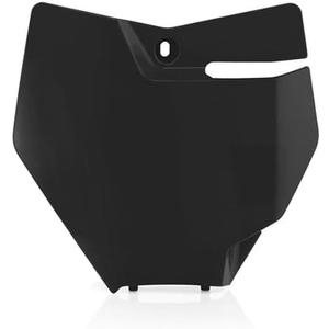 Acerbis Front Number Plate Black Compatible with KTM 85 SX 2018-2024/Compatible with GasGas MC 85 2021-2024-2685950001