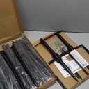 2 Pack String Light Poles for Outside, Heavy-Duty Metal Light Poles for Outdoor String Lights with Fork, Adjustable Lighting Accessories for Patio Decor Backyard Yard Pergola Garden Decorations